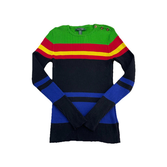 Womens Xs Knitted Long Sleeve Cardigan Green Red Yellow Blue And Black