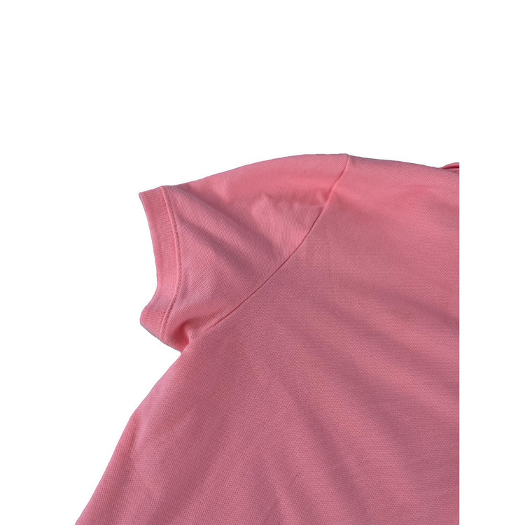 Womens Aeropostale Pink "A87" Embroidered Polo Shirt Size Large