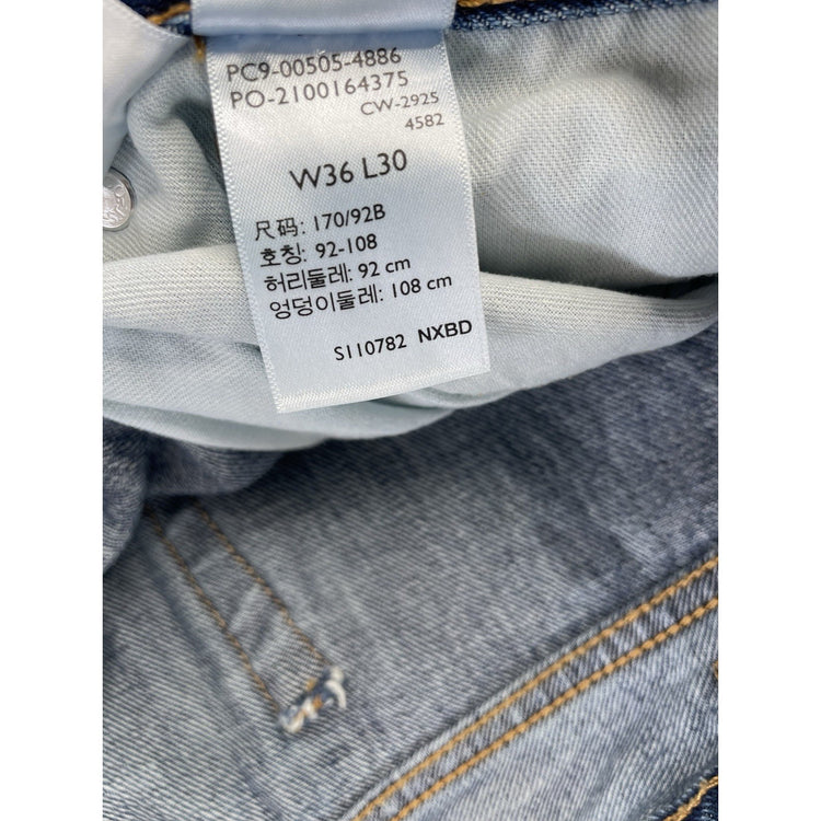 Mens Levis 505 Blue Denim Jeans Size 36