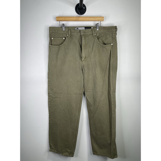 Men’s Levi's Silvertab Loose Fit Green Denim Jeans Size 38x30