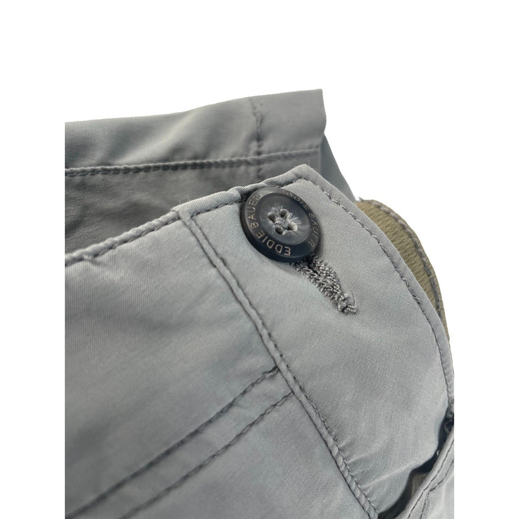 Mens Eddie Bauer Lught Gray Hiking Shorts Size 32