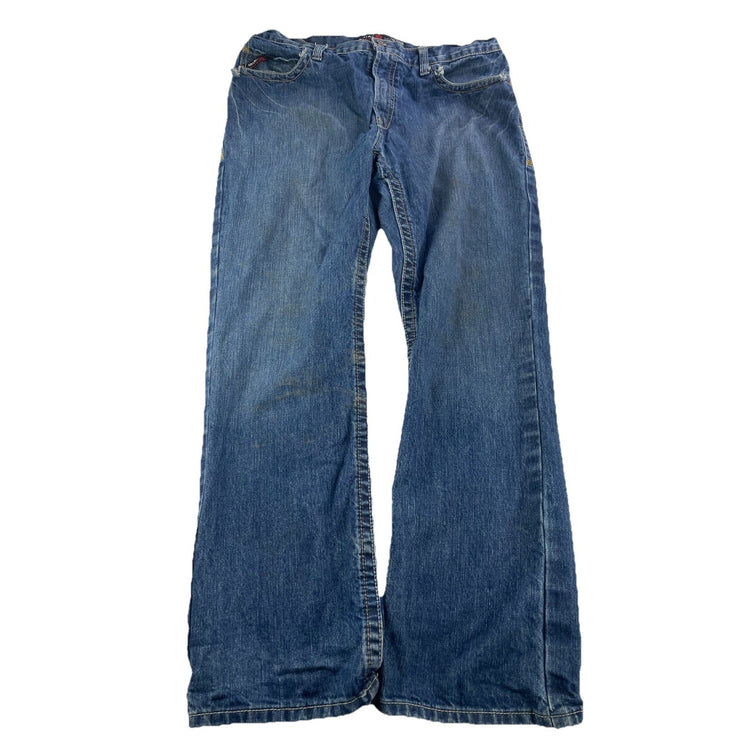 Men’s Ariat FR Relaxed Bootcut Blue Jeans Size 36/32