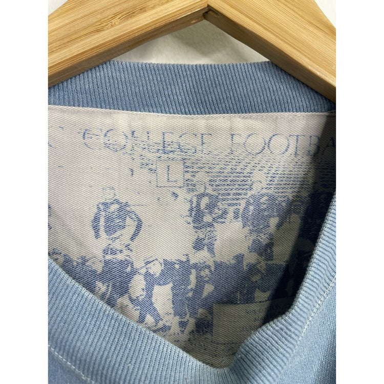 Men’s Blue Vintage 90s Penn State Classic Collage Football Sweatshirt Sz Large