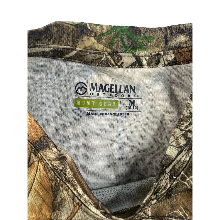 Mens Magellan Dri Fit Realtree Camo Print Long Sleeve Shirt Size Medium