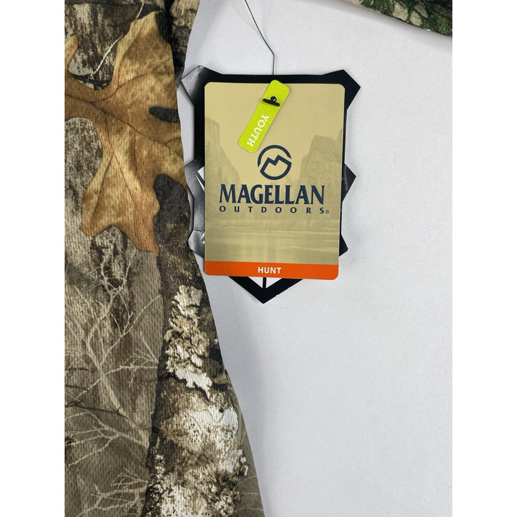Mens Magellan Dri Fit Realtree Camo Print Long Sleeve Shirt Size Medium