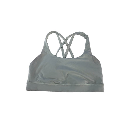 Womens Lululemon Mint Sage Green Strappy Yoga Sports Bra SIZE 4