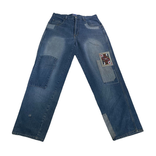 Mens Vintage Platinum FUBU “Fat Albert & The Junkyard Gang” Jeans Size 36x34