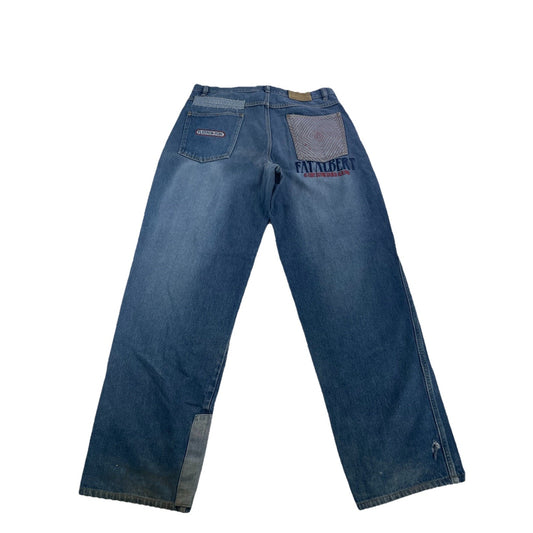 Mens Vintage Platinum FUBU “Fat Albert & The Junkyard Gang” Jeans Size 36x34