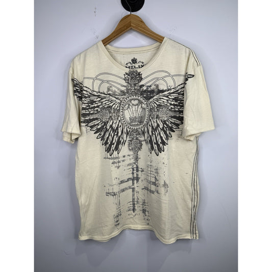 Mens Y2k Helix T-shirt Size Xl