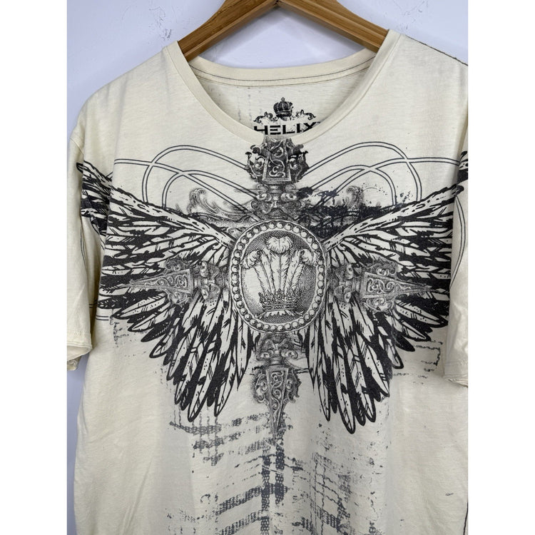Mens Y2k Helix T-shirt Size Xl