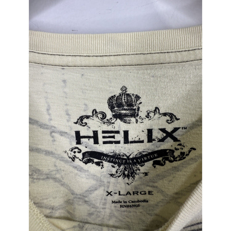 Mens Y2k Helix T-shirt Size Xl