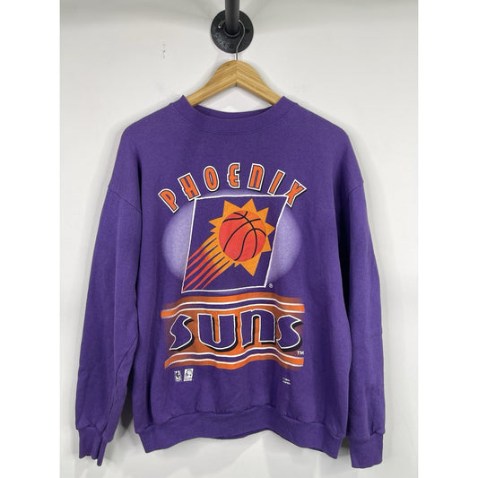 Mens Vintage Phoenix Suns Purple Pullover Sweatshirt Sz XL