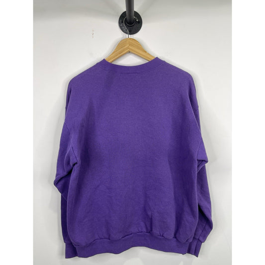 Mens Vintage Phoenix Suns Purple Pullover Sweatshirt Sz XL