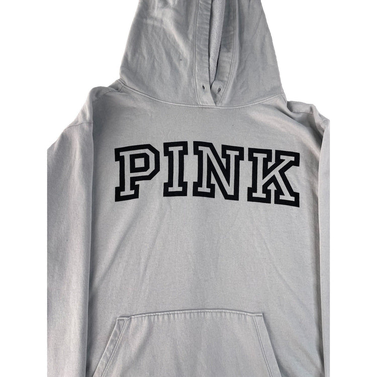 Womens PINK white Hoodie Size XL