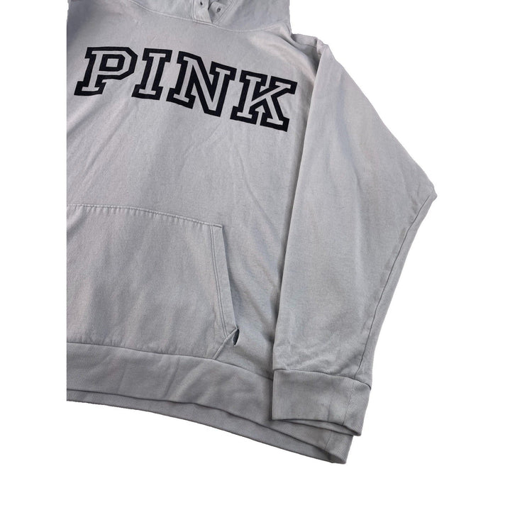 Womens PINK white Hoodie Size XL
