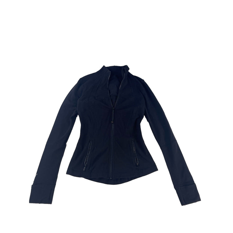 Women Lululemon Black Define Jacket Custom Jazz n Place Dance Faculty Logo Size4