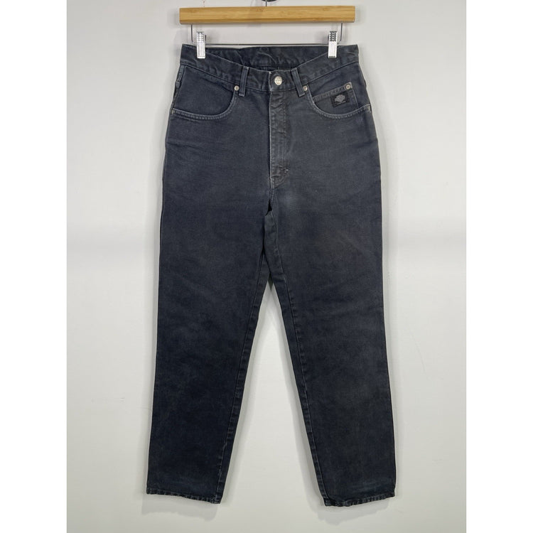 Men’s Harley Davidson Jeans Black Denim Straight Leg Distressed Pants 31x32
