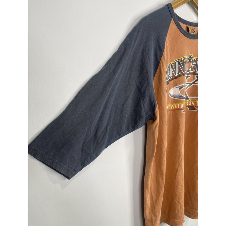 Men’s Vintage 2005 Kenny Chesney Raglan T Shirt Somewhere In The Sun Tour Sz L