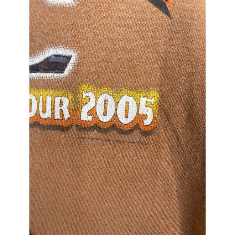Men’s Vintage 2005 Kenny Chesney Raglan T Shirt Somewhere In The Sun Tour Sz L