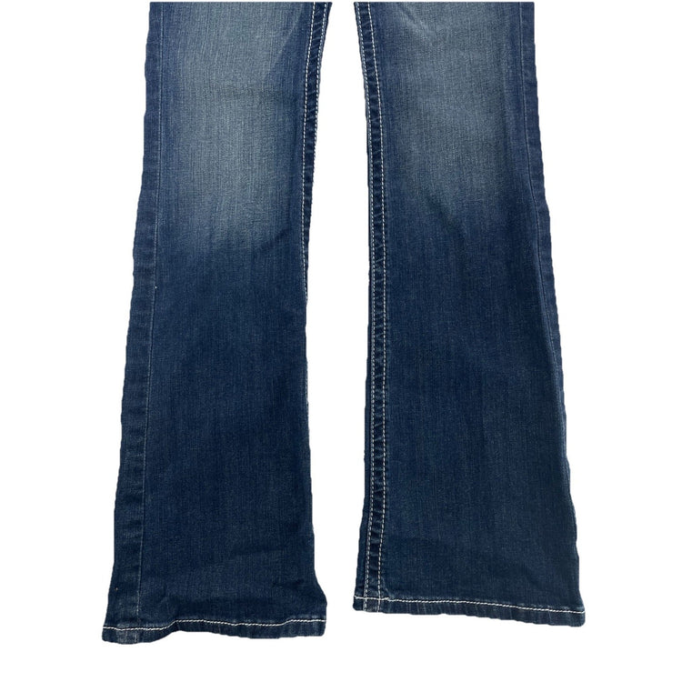 Women’s Ariat REAL Denim Bootcut Medium-Dark Wash Blue Jeans Size 27r