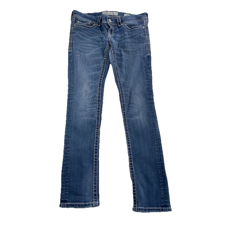 Women’s BKE Denim Stella Ankle Skinny Blue Jeans Size 30