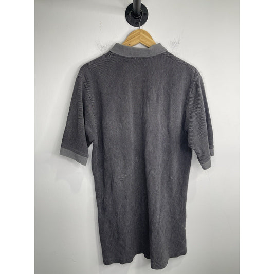 Vintage Houston Astros CSA Size Large Gray 3 Button Polo Collared Shirt