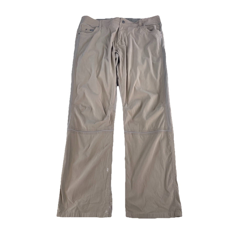 Mens Kuhl Tan Straight Outdoor Pants Size 40x34