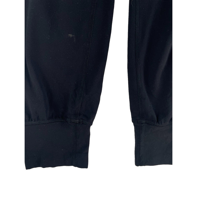 Womens Lululemon Black Spandex Joggers Size 6