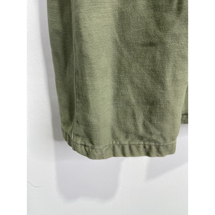 Men’s VTG MIlitary Field Button Up Green Jacket Sz M