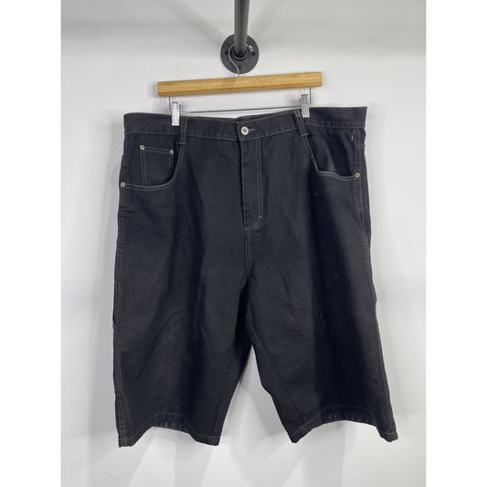 Men’s Vintage Y2k Southpole Black Jean Shorts Jorts Baggy Skate Grunge 40x15