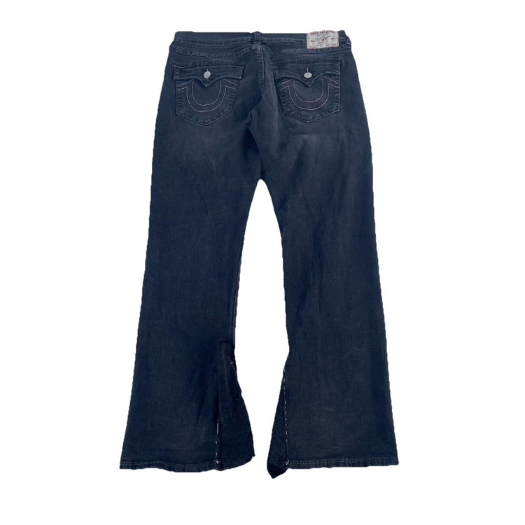 Mens True Religion Geno Relaxed Slim/Custom Bootcut Stitch Size 36