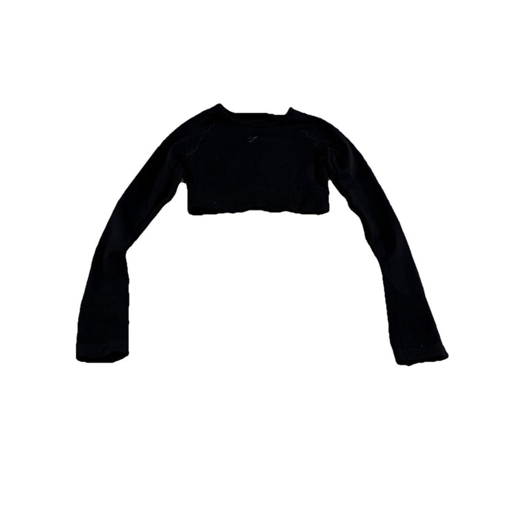 Womens Gymshark Seamless Cropped Long Sleeve Size Xs