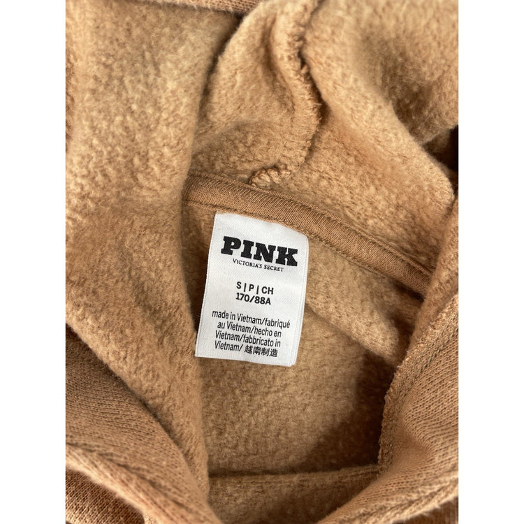 Women’s PINK Victorias Secret Light Brown Hoodie Size Small
