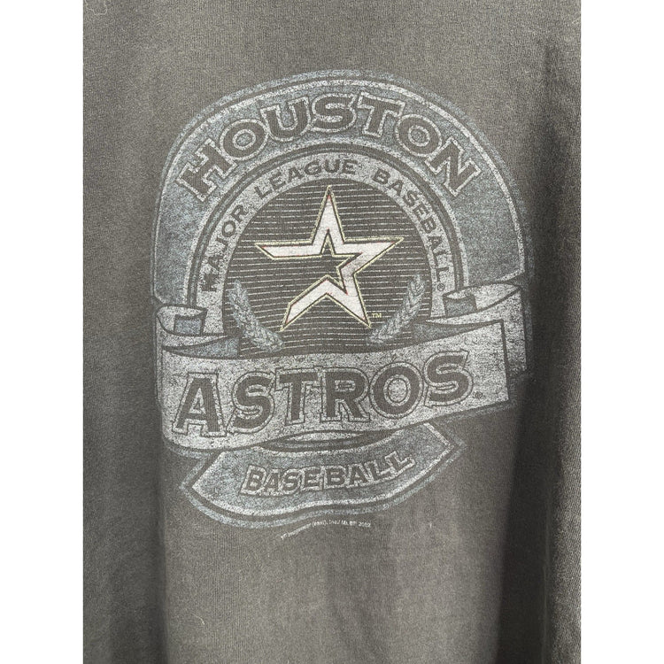 Men’s Vintage 2002 Black Houston Astros Major League Baseball Graphic T Shirt Sz XL