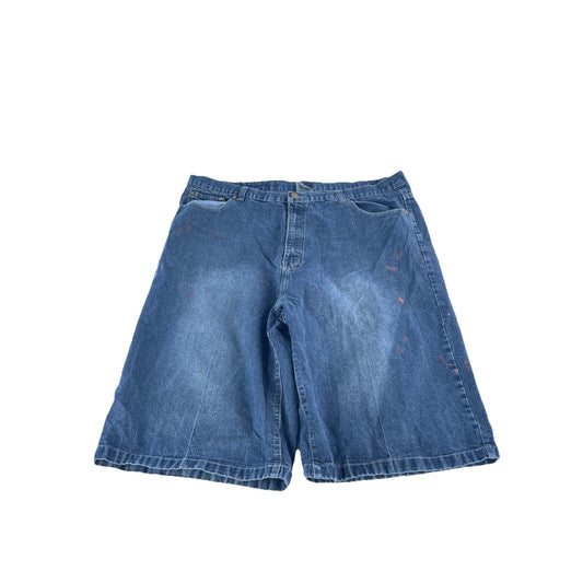 Mens Vintage Indigo 30 Baggy Streetwear Jorts Size 44