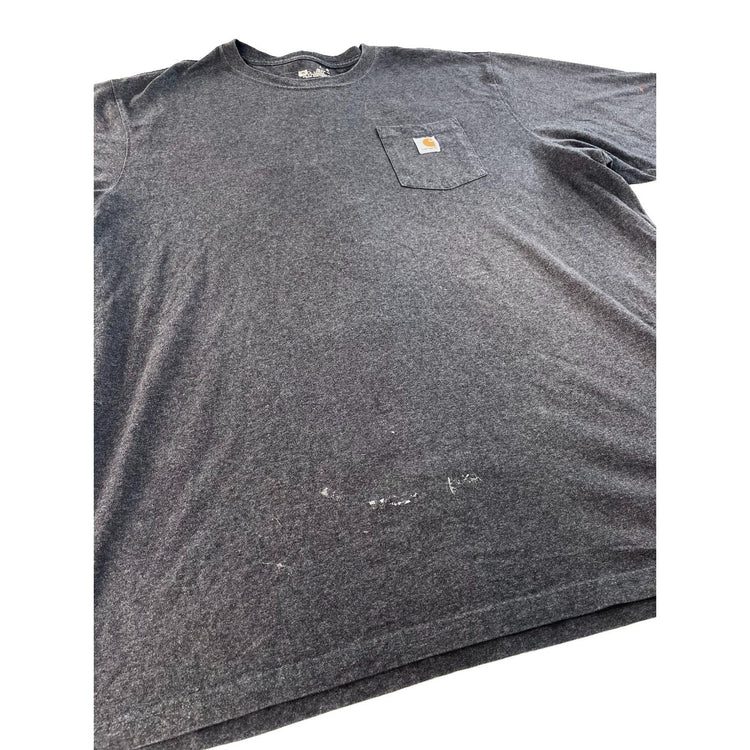 Men's Carhartt Short Sleeve Pocket T-Shirt Charcoal Gray Size 3XL TALL