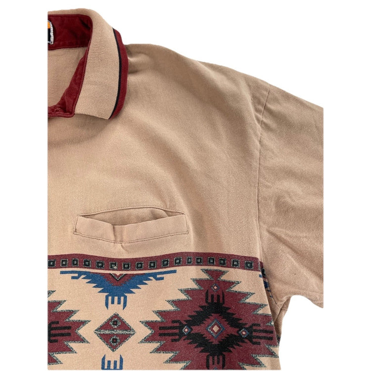 Mens Cripple Creek Western Style Collard Tee Size Xl