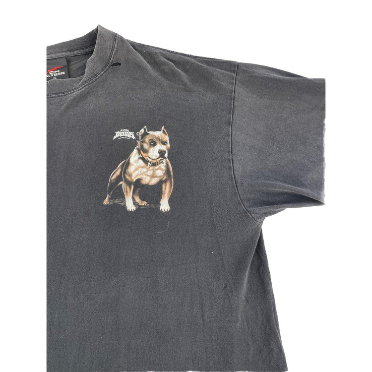 Mens Vintage Rude Dogs The New Breed Graphic T-Shirt Black Size XL