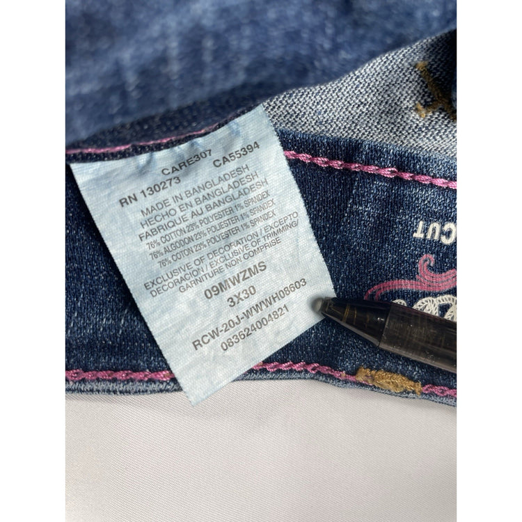 Women’s Wrangler Regular Bootcut Blue Jeans Size 3x30