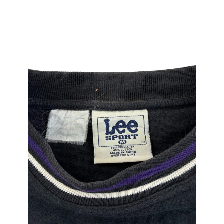 Men’s Vintage Lee “ Diamond Backs Arizona “ Black & Purple Sweatshirt Size M