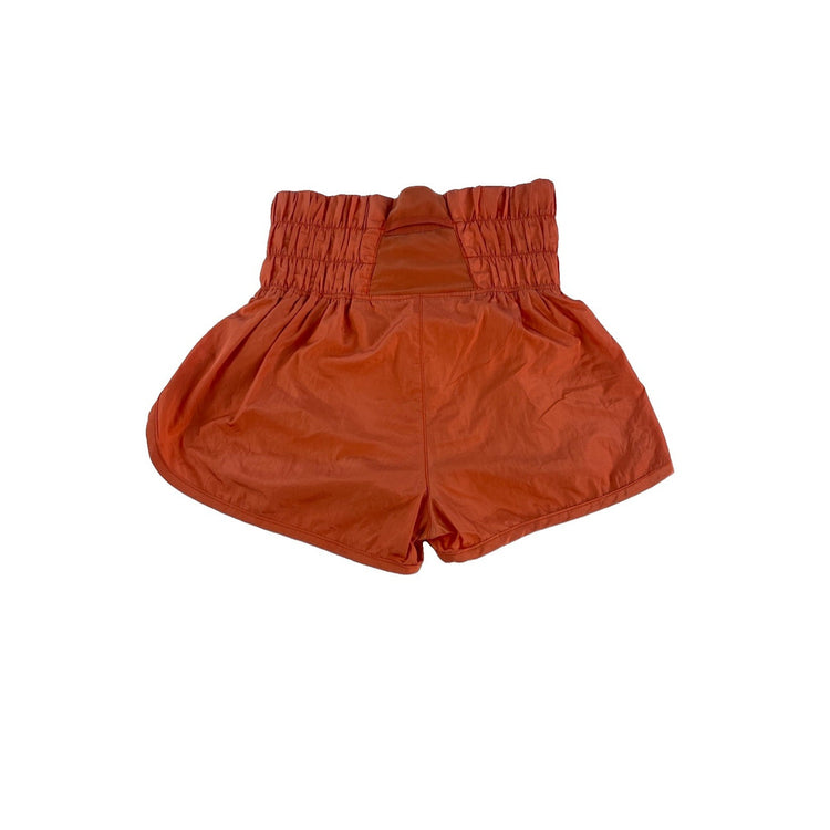 Women Free People FP Movement Burnt Orange High Rise The Way Home Shorts SIZE XS