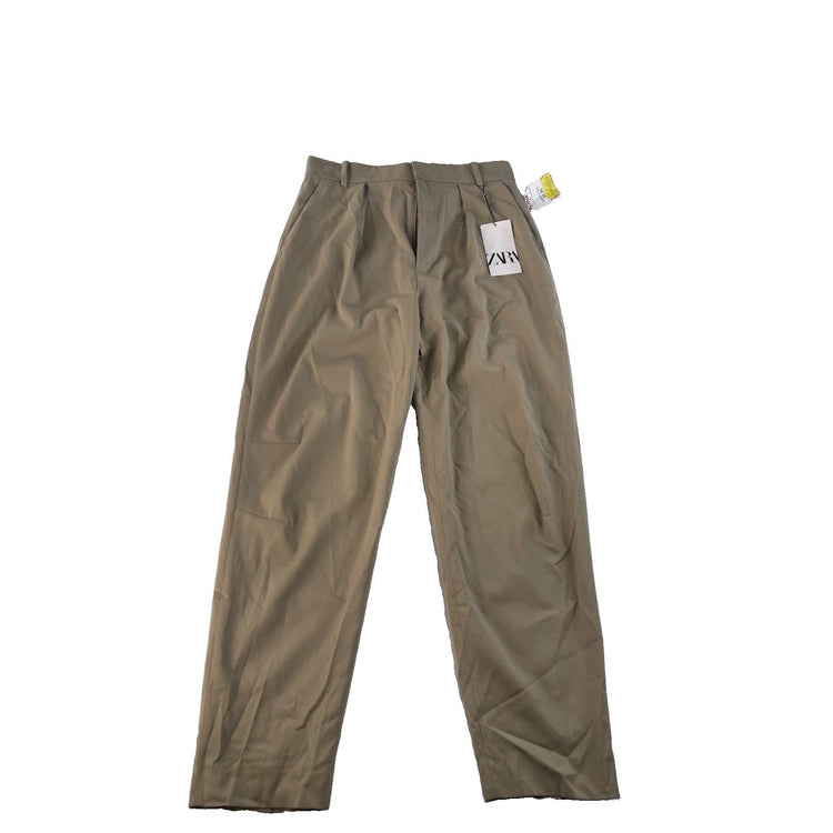Womens Zara Khaki Slack Pants Size Medium