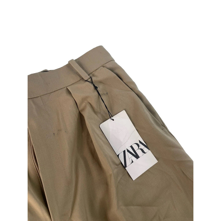 Womens Zara Khaki Slack Pants Size Medium