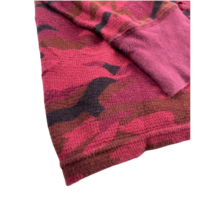 Mens Ralph Lauren Size Medium Red Camo Long Sleeve