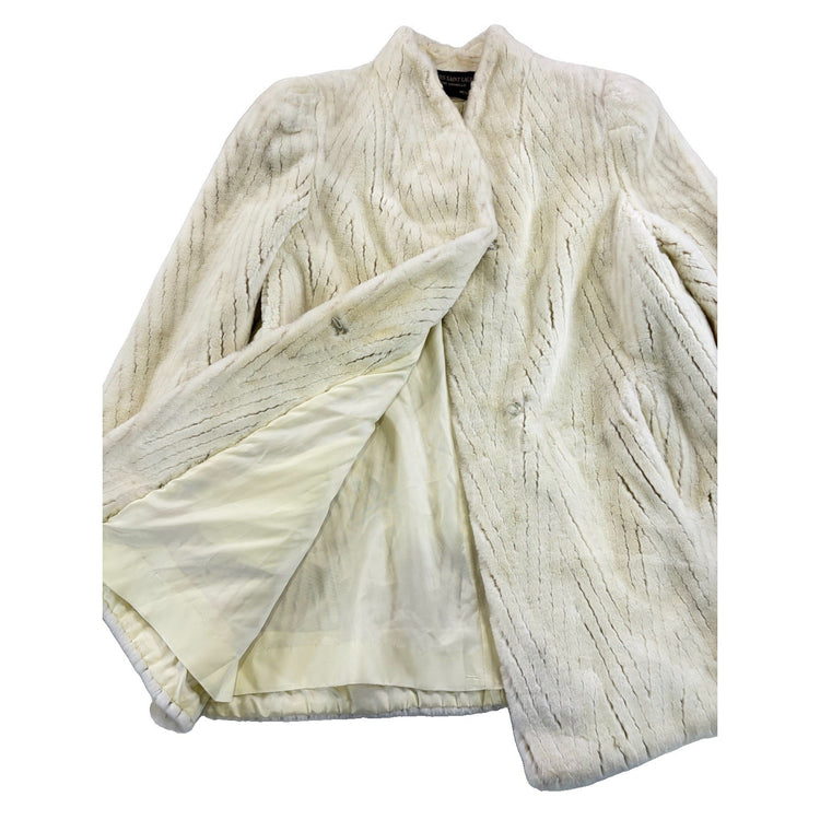 Women’s Vintage Jacques Saint Laurent Fur Coat Size M/L