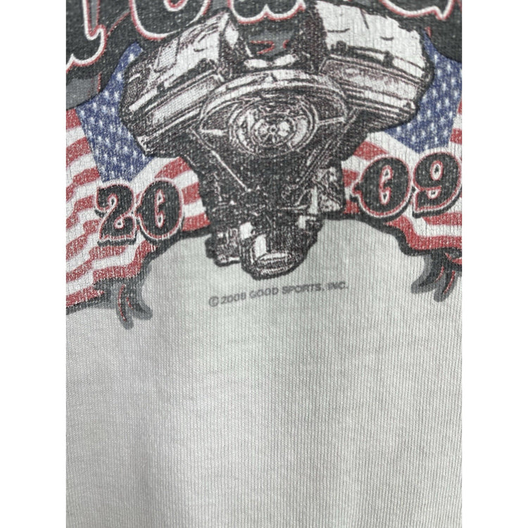 Men’s Vintage Sturgis Motorcycle Black Hills Rally T-Shirt 2009 Sz XL