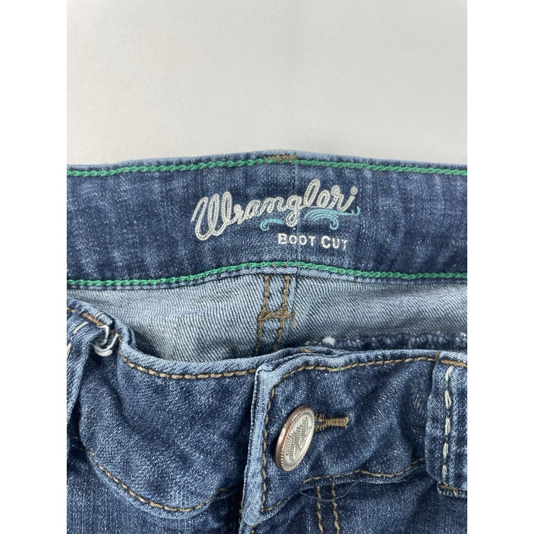 Women’s Wrangler Regular Bootcut Blue Jeans Size 7x34