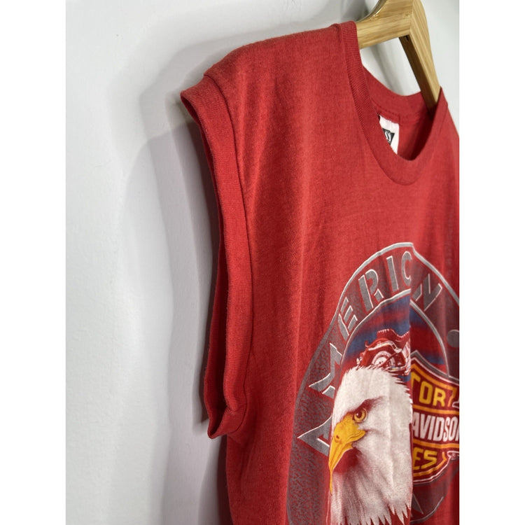 MEN’S VTG 80's HARLEY DAVIDSON MOTORCYCLE AMERICAN IRON T SHIRT SZ XL