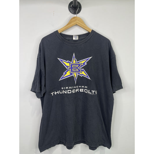 Vintage 2000 XFL Football Birmingham Thunderbolts T-Shirt Licensed XFL 2Xl