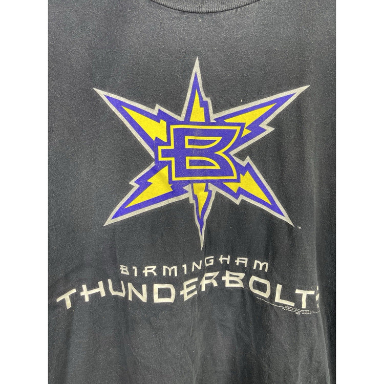 Vintage 2000 XFL Football Birmingham Thunderbolts T-Shirt Licensed XFL 2Xl